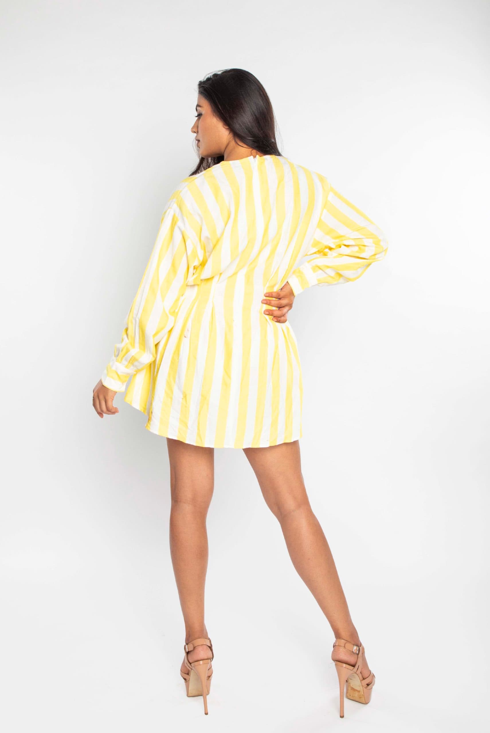 Stripe Skater Dress