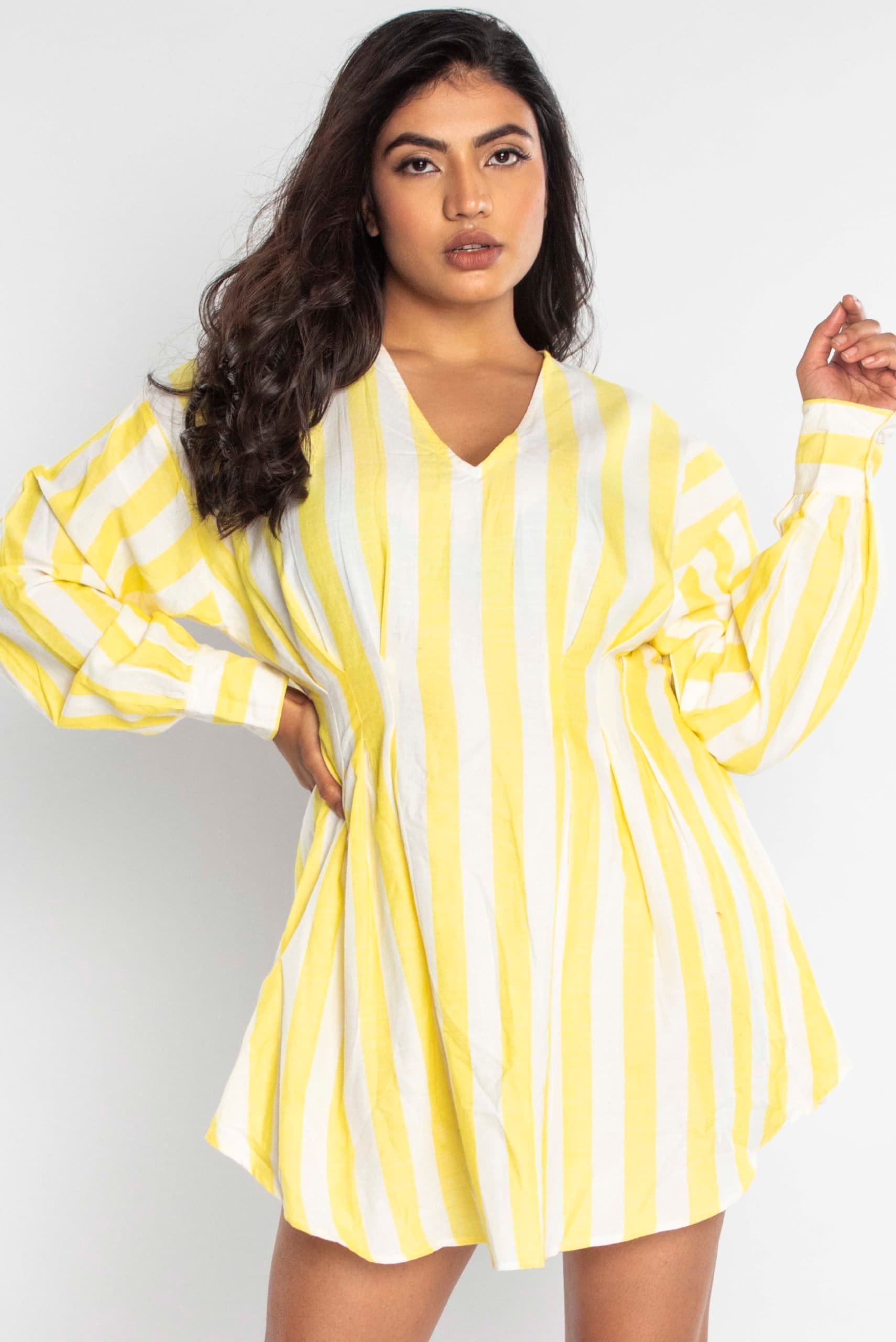 Stripe Skater Dress
