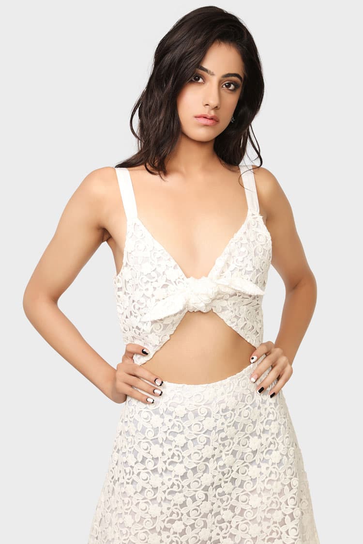 Broderie Bow Dress