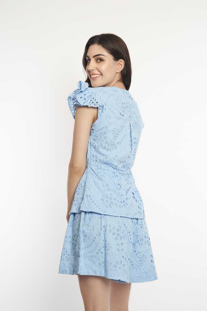 Broderie Wrap Top
